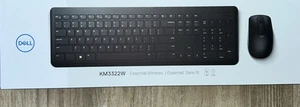 BRAND NEW Dell Full-Size Wireless Keyboard and Mouse -  Model KM3322W - Picture 1 of 2
