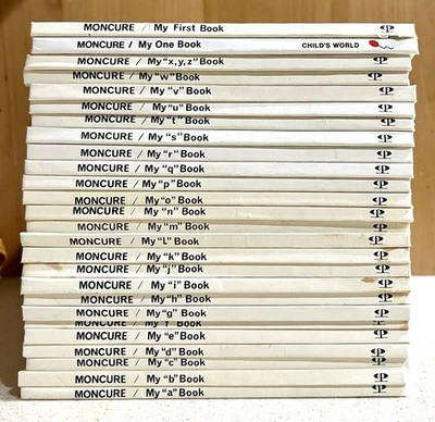 MONCURE MY BOOKS ABC First Steps Reading Children Readers  SET Of 22 Books A-Z - Image 1 of 4