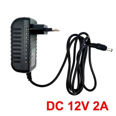 12V Power Adapter AC 100-240V to DC Charger Converter EU/US Plug for LED DVR* - Image 1 of 4