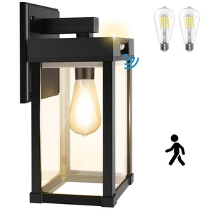 Solar Wall Lights Outdoor with 3 Lighting Modes & Motion Sensor, Solar Porch ... - Picture 1 of 8