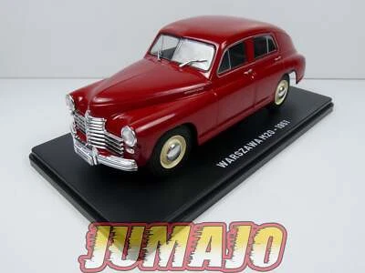VQR8 Voiture 1/24 Hachette Roumanie : WARSZAWA M20 1951