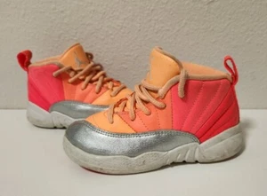 Nike Jordan 12 Sunrise Racer Pink Mango 9c 819666-601 - Picture 1 of 9