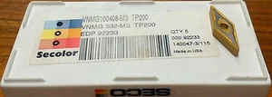N° 5 INSERTI TORNITURA SECO VNMG160408-M3 TP200 - Imagen 1 de 4