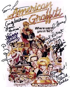 American Graffiti signed 8x10 rp photo picture poster autograph