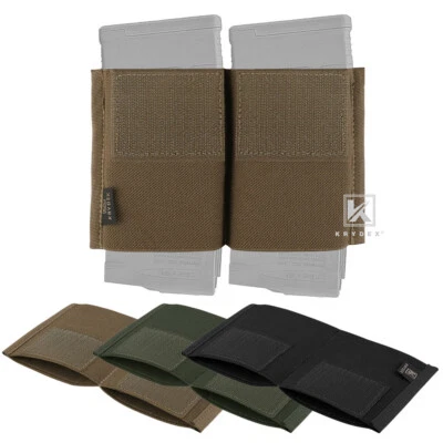 KRYDEX Double 7.62 Mag Pouch Elastic Insert for Tactical Chest Rig Plate Carrier