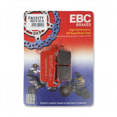 PASTIGLIE FRENO POSTERIORE CARBON EBC FA131TT per SUZUKI RM 250 1996-1999 Foto 1 de 4