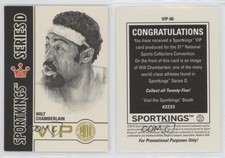 2010 Sportkings National Convention VIP Series D Wilt Chamberlain #VIP-06 HOF