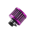 12mm Cold Air Intake Filter Turbo Vent Crankcase Car Breather Valve Cover Purple