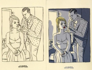 LOUSTAL 2 EX-LIBRIS CE QU'IL ATTENDAIT D'ELLE 50 ex. LA COMETE DE CARTHAGE 2001 - Picture 1 of 1