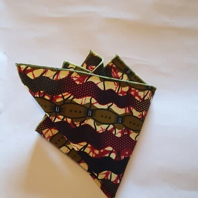 Современный хлопок печать карман квадратный мужчин ручной работы африканский карман квадратный подарки - Изображение 1 из 2