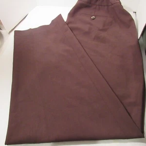 Jones New York Collection Woman Stretch Pants, Brown Career Slacks, RN:54050 - Picture 1 of 5