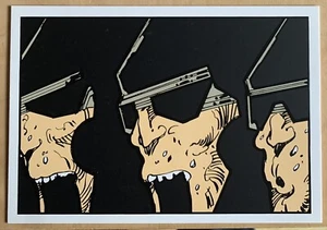 Druillet - "Retours" Superbe Sérigraphie format carte postale (10,5x15cm) -31/32 - Imagen 1 de 1