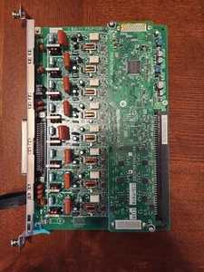 Panasonic KX-TDA0180 Analogue 8-Line Card (LCOT8) with Caller ID Card KX-TDA0193 - Picture 1 of 4