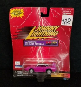 Johnny Lightning 1970 Plymouth Superbird Die Cast Replica Pink 1/64 - Picture 1 of 3