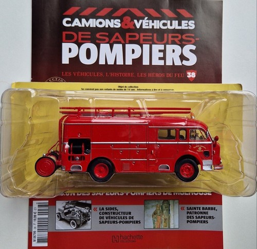 Camion Pompiers Pompes Guinard Delahaye 163 Broussac Creuse 1:43 Hachette PB096