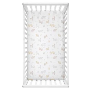 Lolli Living | Cot Fitted Sheet - Bosco Bear - Picture 1 of 3