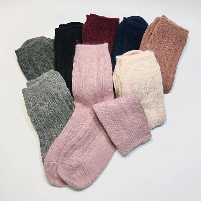 Camel Wool Socks 6 PAIRS Warm Winter Socks Mens Women's Mix Color XMAS Gift Idea - Image 1 of 4