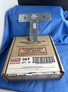 Simpson Strong Tie 66T 6 in. x 5 in. T Strap 10-per box - Picture 1 of 6