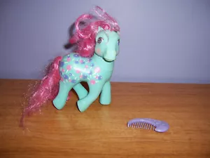 De colección 1987 My Little Pony G1 dos veces más elegante diente dulce con peine de luna púrpura - Imagen 1 de 16