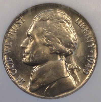1940 Jefferson Nickel 5c NGC Certified MS67 - Image 1 of 4