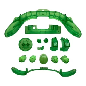 Xbox 360 Controller Shell Clear Green Replacement ABXY, Guide, Trigger, Buttons - Picture 1 of 4