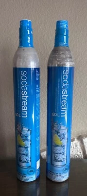 2 SODASTREAM CANISTERS - 60L CO2 - SEALED - Image 1 of 3