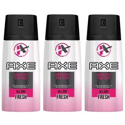AXE Spray Corporal para Mujer, Anarchy for Her, Desodorante Fresco 5 OZ Paquete de 3 Foto 1 de 2