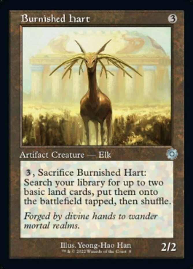 x1 Burnished Hart - Retro Frame - The Brothers' War - NM - MTG - Image 1 of 1
