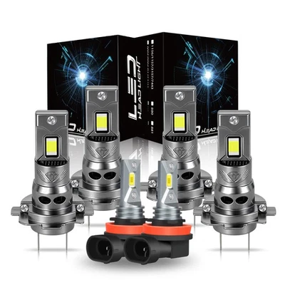 Faro LED blanco 6500K luces antiniebla luces altas bajas para BMW 528i 2008-2016 Foto 1 de 4