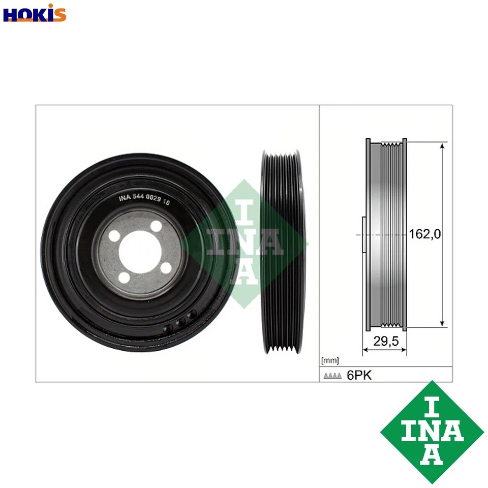 BELT PULLEY CRANKSHAFT 544 0029 10 FOR ALFA ROMEO SUZUKI WAGON/SORIO/Hatchback - Image 1 of 4