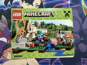 LEGO Minecraft Der Eisengolem Set 21123 nur Anleitung - Bild 1 von 1