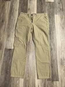 American Eagle Khaki Chino Pants Mens 31x30 Slim Straight Next Level Flex - Picture 1 of 6