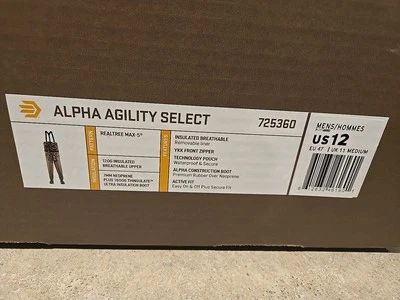 LaCrosse 725360 Men's Alpha Agility Select Front Zip Realtree Max-5 Chest Waders - Image 1 of 4