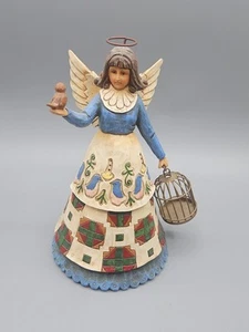 Jim Shore Angel with Bird Cage 2002 Figurine 105168 Heartwood Creek - Picture 1 of 5