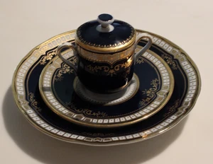 Titanic 1. Klasse Passagierartefakt Sammelteller, Untertasse, Zuckerdeckel - Bild 1 von 9