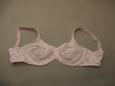 Sujetador Demi 38D Wacoal Mujer Rosa Encaje Sin Forro Con Aros Cierre Trasero 10U Foto 1 de 4