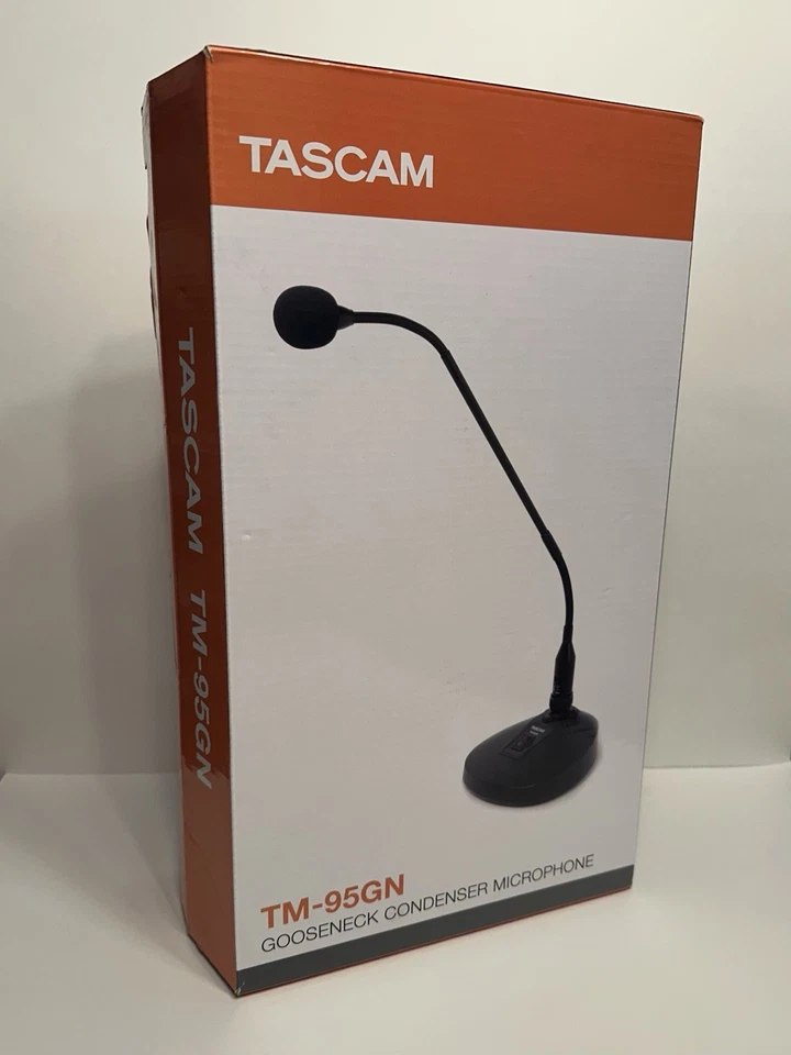 Tascam TM-95GN Gooseneck Condenser Microphone Live Internet Broadcast Podcast - Image 1 of 1