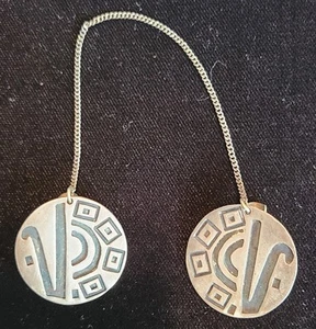 Taxco Sterling Silver Sweater Clip, 7 Inch Long - Picture 1 of 5