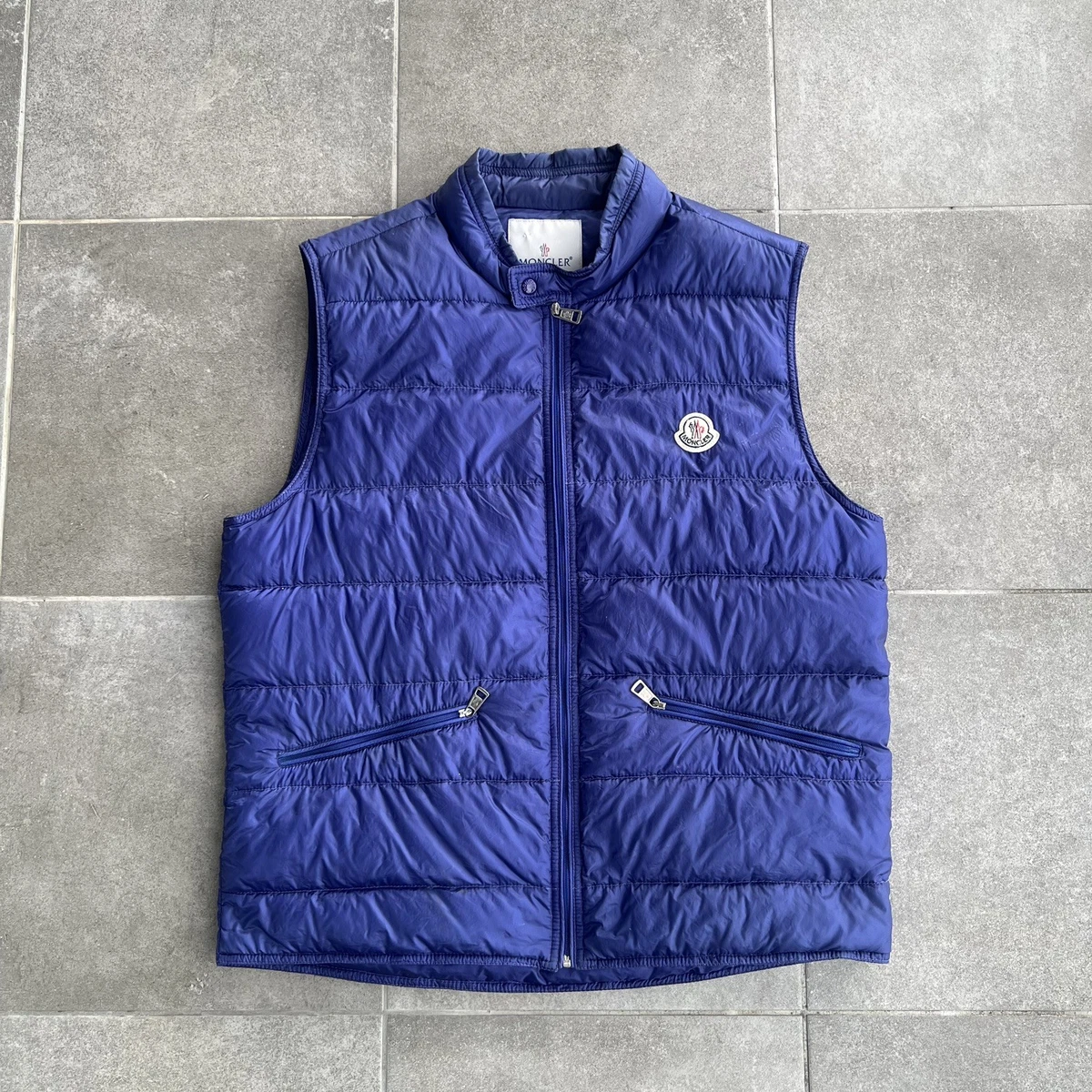 Preços baixos em Coletes Moncler Azul para Homens | eBay