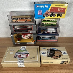 Corgi Classics Original Omnibus Buses And Trucks Diecast Models - Lot Of 9 *NEW* - Picture 1 of 7