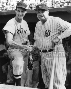 Ted Williams Babe Ruth Boston Red Sox Yankees dugout 8x10 11x14 16x20 photo 038 - Picture 1 of 1