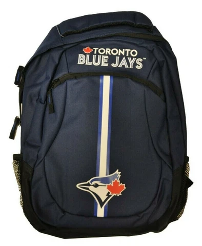 Toronto Blue Jays Action Stripe Pack Backpack Bag Made By Forever Collectible Cover