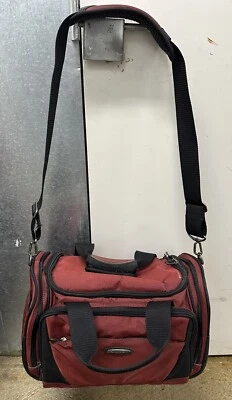 Briggs & Riley Travelware Borgoña Nylon Bajo Asiento Lona Bolsa de Fin de Semana Equipaje Foto 1 de 4