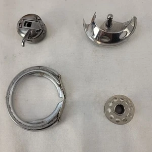 White 465 Sewing Machine Parts: Bobbin Case Assembly Hook Shuttle Race - Picture 1 of 5
