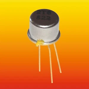 2T6822 SILICON PNP TRANSISTOR 0.6W 0.5A GOLD-PLATED - Picture 1 of 3