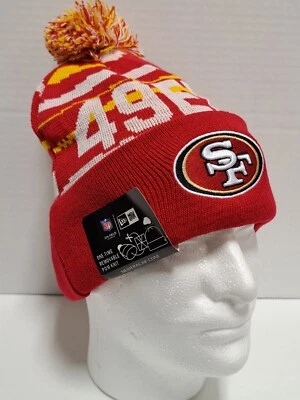 NFL San Francisco 49ers New Era Nuevo con Etiquetas Invierno Gorro Exterior Nieve Esquí Gorra OSFA Foto 1 de 3