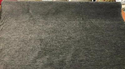 Tela de tapicería de chenilla suave carbón Barcelona por yarda Foto 1 de 4