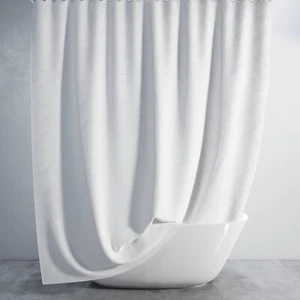 Bathroom Fabric Shower Curtain Extra Wide Long Width 240cm Drop 200cm - Picture 1 of 104