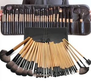 32tlg Make up Pinsel Kosmetik Pinselset Professionelle Brush Schminkpinsel Set - Bild 1 von 6