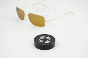 Aric (2x Paar) Nasenpolster für Oliver Peoples klar Ersatz Nasenpolster Stücke - Bild 1 von 2